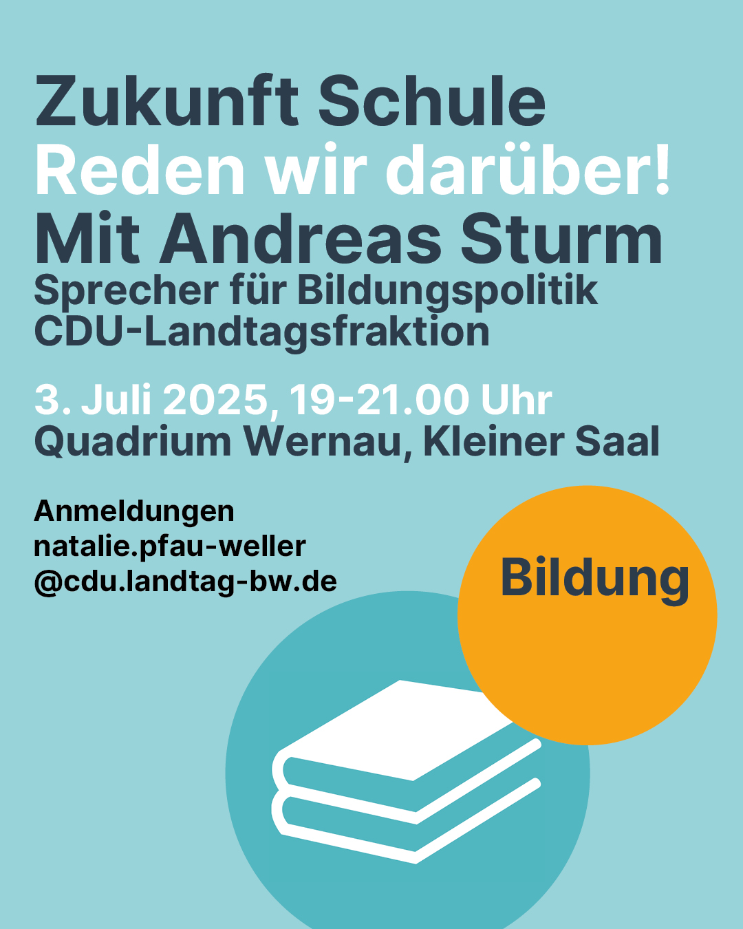 Öffentliche bildungspolitische Veranstaltung