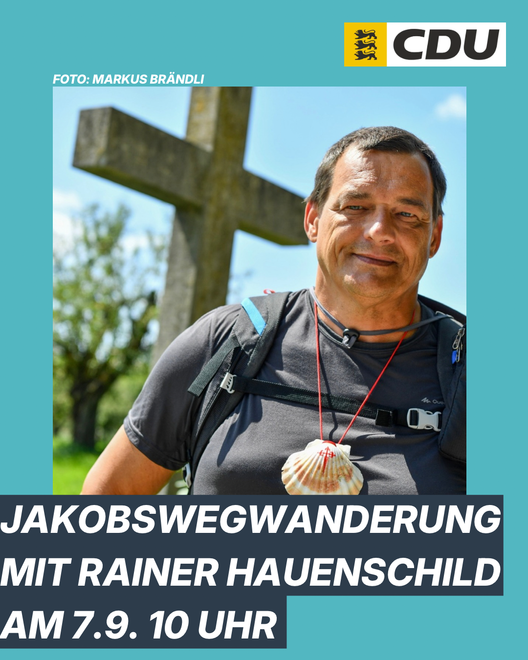 Einladung zur Wanderung auf dem Jakobsweg