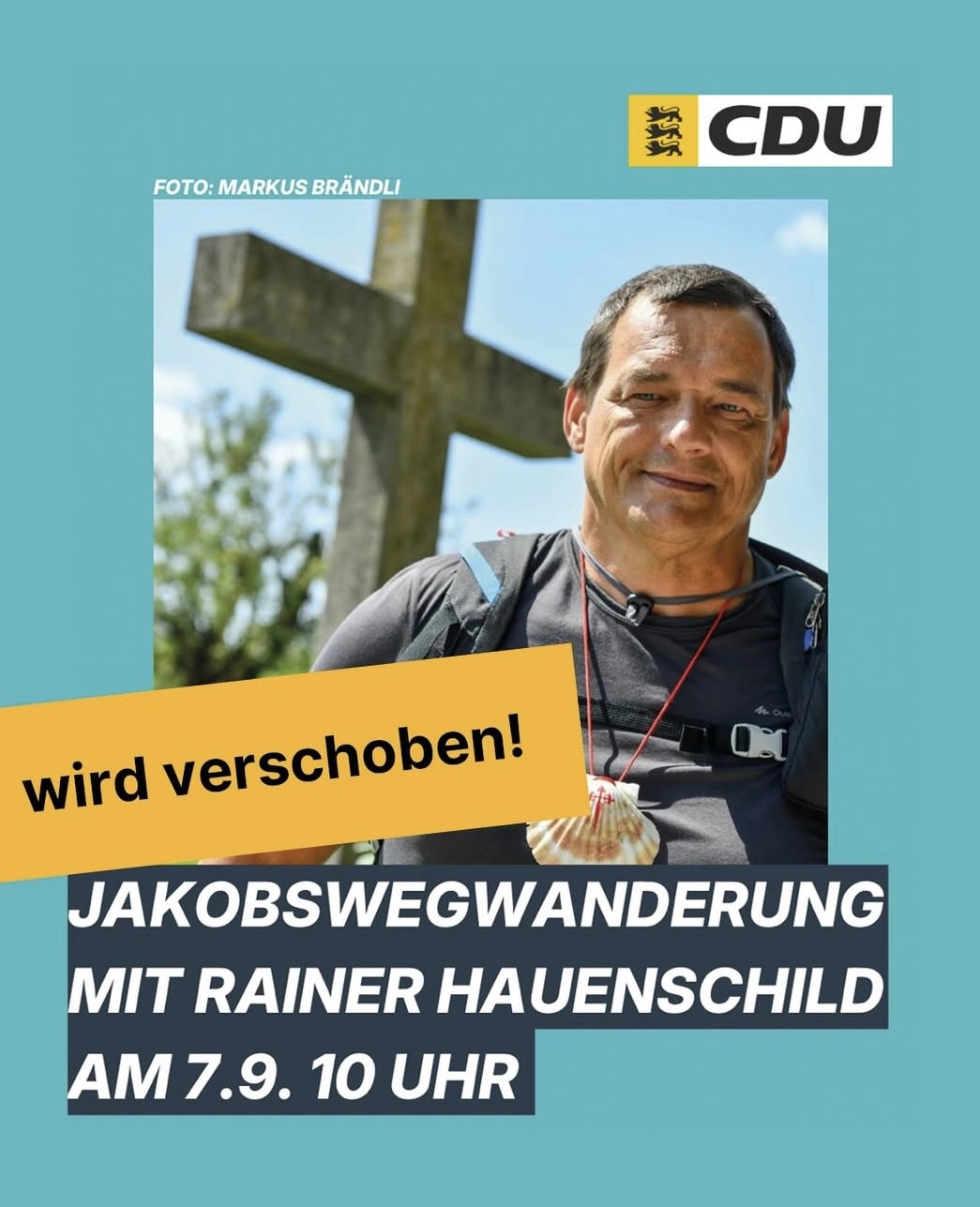 wird verschoben - Wanderung Jakobsweg