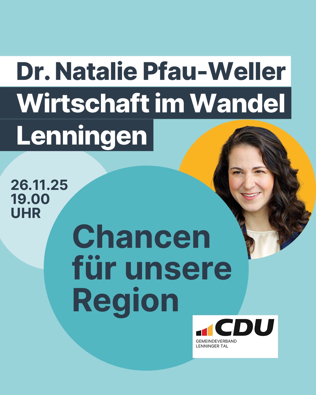 "Wirtschaft im Wandel - Chancen für unsere Region"