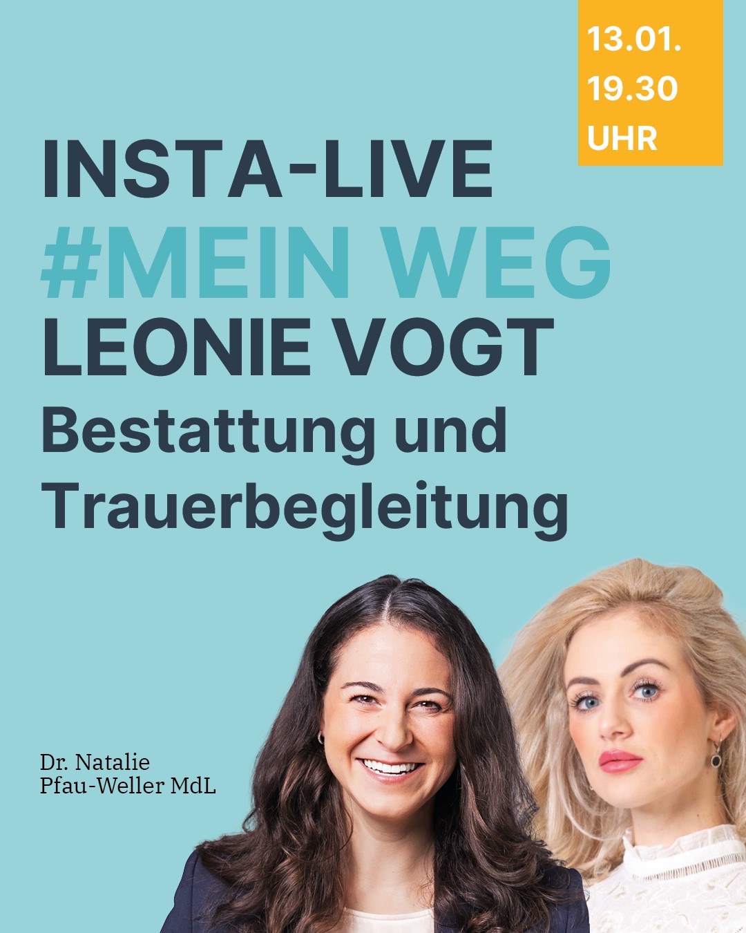 INSTA- LIVE #MeinWeg - mit Leonie Vogt über Trauer und Abschied