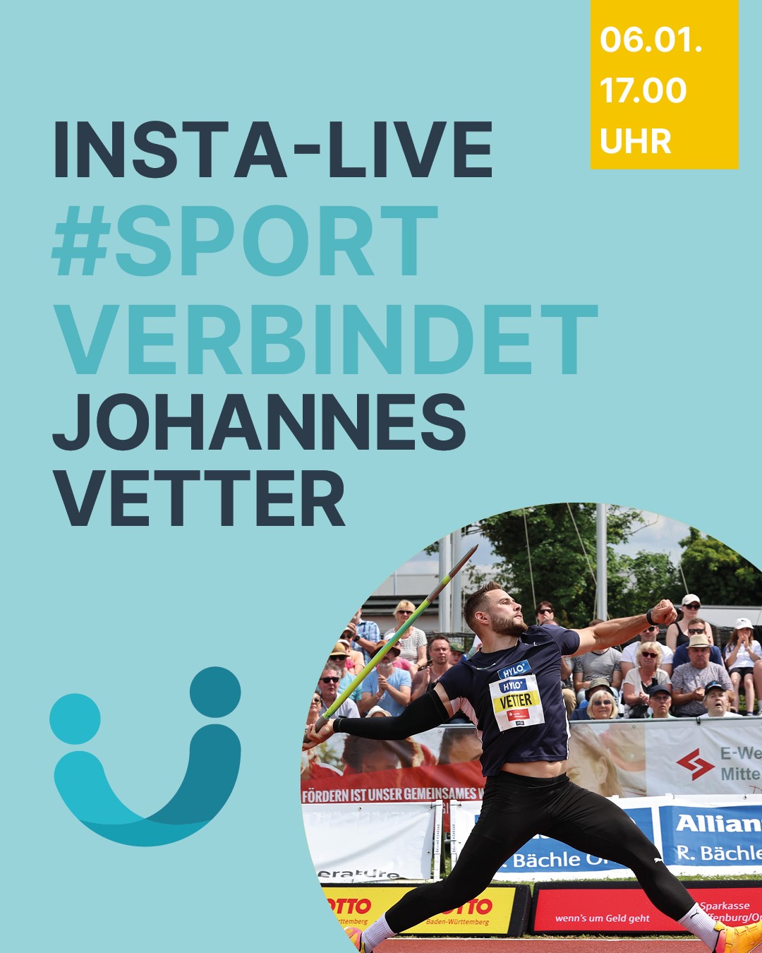 INSTA-LIVE #Sport verbindet - mit Johannes Vetter